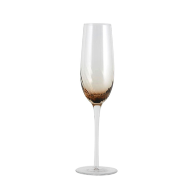 Nordal GARO Champagneglas, H27,5 cm, Brun